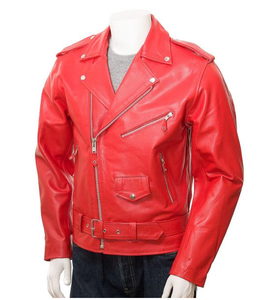 2024-25 nouveau design veste en cuir de vachette véritable de style motard d'hiver pour femmes fermeture éclair respirant avec poches intérieures et extérieures OEM - Product Image 1