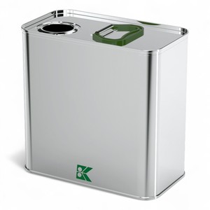 Kontensan L065 Rectangle Tin Can 2L Olive Oil Can 85x158mm X H153mm Turkey - Product Image 1