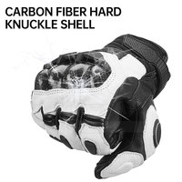 Gants de moto à cinq doigts en gros – Qualité supérieure, cuir durable, isolés thermiquement, imperméables pour le ski, la pêche, les sports et la course