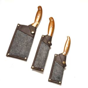 Produit OEM d'usine de haute qualité 2022, fourreau en cuir à haute teneur pour couteaux de cuisine - Product Image 4