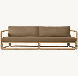 Precio de fábrica Muebles de jardín de gama alta Sofá de teca <span class=keywords><strong>Maro</strong></span> Diseño contemporáneo Sofá al aire libre Sofá para patio y uso al aire libre - Product Image 4