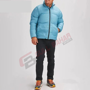 Chaqueta de Invierno Acolchada para Hombre, de Alta Calidad, Manga Larga, con Capucha y Cuello Alto, Logotipo Personalizado, Impermeable, Servicio OEM, Talla XL, Venta al Por Mayor - Product Image 2