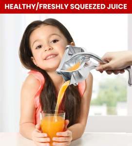Exprimidor de limón de aleación de aluminio resistente Manual de acero inoxidable mayorista indio prensa de mano con filtro de semillas exprimidor de mano - Product Image 6