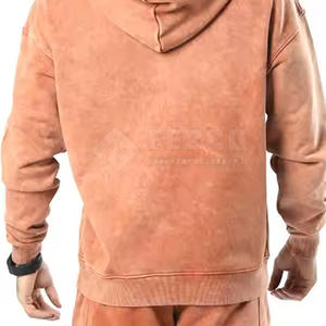 Precio de Fábrica, Traje Deportivo de Primera Calidad para Hombre, Lavado Ácido, 100% Algodón, Estilo Único, Logotipo Personalizado, con Capucha, Moda de Invierno - Product Image 6