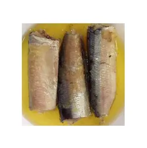 Miglior prezzo frutti di mare In scatola In scatola sardine pesce In olio vegetale/salsa di pomodoro sfuso Stock disponibile con imballaggio personalizzato