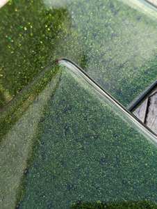 Posavasos de Vidrio Fundido Verde Aventurina, Posavasos de Piedra Brillante Hechos a Mano, Decoración del Hogar - Product Image 5