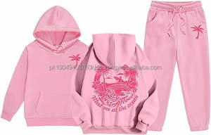 Chándal de forro polar de algodón para hombre, chándal OEM personalizable de Waseem Impex, conjuntos muy demandados y de tendencia, técnicas impresas - Product Image 4