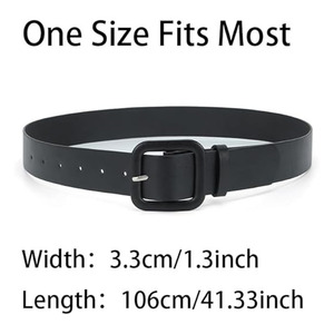 เข็มขัดหนังวัวสำหรับผู้หญิง2025กว้างดีไซน์วินเทจเข็มขัดกว้างทนทานชุดเดรสแฟชั่น - Product Image 4