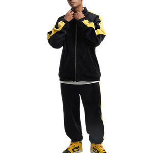 Vêtements de sport de fitness pour la salle de sport, survêtement technique en molleton pour hommes, ensemble deux pièces, survêtement de jogging pour hommes - Product Image 1