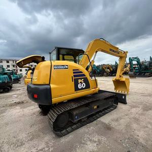 Máy xúc đào bánh xích Komatsu <span class=keywords><strong>PC60</strong></span> chất lượng cao đang giảm giá, giá thấp, máy xúc mini thủy lực 6 tấn với các bộ phận chính là động cơ và bơm - Product Image 3