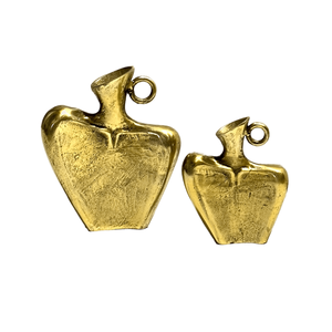 Vase à fleurs en aluminium Texture dorée finie avec boule en métal haut et bas Vase à fleurs design arrondi Lot de 2 - Product Image 4