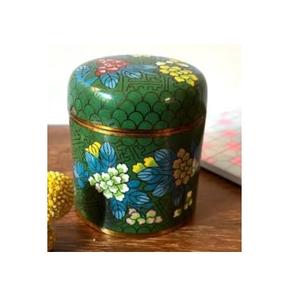 Recipiente Metálico con Acabado Esmaltado, Calidad Premium, Hecho a Mano, Estilo Clásico, Lujoso, Nuevo, Recipiente Metálico para Té al por Mayor - Product Image 1