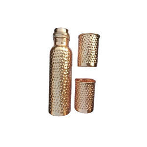 กระติกน้ำทองแดงขนาดใหญ่ ดีไซน์ทันสมัย ความจุ 500 มล.-1000 มล. คุณภาพสูง เป็นมิตรกับสิ่งแวดล้อม ฝาเกลียวสแตนเลส ใช้ได้ทั้งชายและหญิง ทนความร้อนสูง - Product Image 3