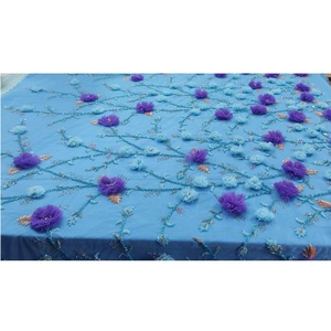 Export Quality Customizable Luxury Beaded Mesh <b>Fabric</b> for Bridal Dresses Prom Gowns and <b>Red</b> Carpet Looks Available for Sale - Product Image 1