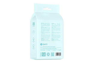 ผ้าเช็ดทำความสะอาดแบบเปียกสำหรับสตรีผ้าเปียกแพ็ค6มินิ10ชิ้น100% ผ้าเปียกเรยอนคุณภาพสูงปราศจากน้ำหอม - Product Image 5