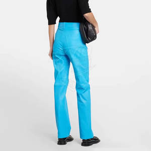 Chaqueta de Cuero de Primera Calidad, Estilo Casual, Nueva, Moderna, con Cierre, Chaquetas de Cuero para Mujer - Product Image 3