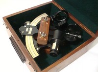 Handmade Vintage British Admiral's Micrometer Drum Readout Brass Astrolabe Star Nautical Sextant Instrument for Ship Durable