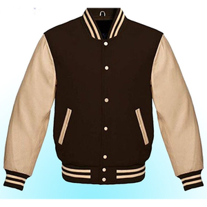 Wholesale Blank Varsity <b>jackets</b> Custom logo Plain letterman varsity <b>jacket</b> - Product Image 4