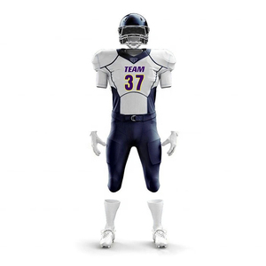 Wholesale Men's American Football Jersey Shorts Set Quick Dry Athletic <b>Practice</b> Uniform for Teams Premium Polyester Sports Wear - Product Image 1