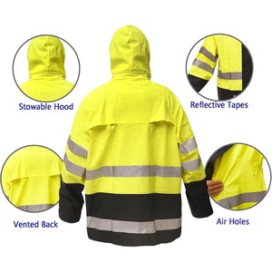 Combinaison de travail de sécurité haute visibilité, certifiée CE, antibactérienne, respirante, en coton et nylon, imperméable, OEM - Product Image 3