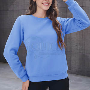 OEM ODM invierno mujer Sherpa polar sudadera tela antiarrugas logotipo personalizado posición frontal personalizable tamaños y colores - Product Image 4