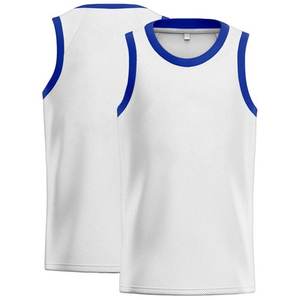 Débardeurs personnalisés 100% coton décontracté mode basket-ball équipe uniforme sans manches hauts livraison directe bricolage en gros - Product Image 1