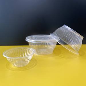 ชามพลาสติก PP 12/16/20/28ออนซ์สำหรับสแน็คสลัดอาหารพร้อมฝาปิด - Product Image 4