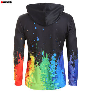 2025 Nueva Sudadera con capucha alta moda pulóver hombres Fitness Hoodie personalizado sublimación Hoodie - Product Image 3
