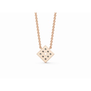 Pendentif en diamant de laboratoire Eleonore Prism exquis, taille ronde, 0,402 ct, or 9 KT, 14 KT, 18 KT, bijoux en gros, OEM, export - Product Image 4