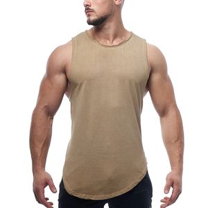 Wholesale Quick Dry Breathable Tank Top for <b>Men</b> Knitted Sporty Sleeveless Workout Wear <b>stringer</b> <b>vests</b> with silicon printing logo - Product Image 4