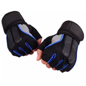 GAF Gants de fitness demi-doigts Gants d'exercice en cuir respirants et confortables pour l'haltérophilie et l'équitation Nouveau style - Product Image 5