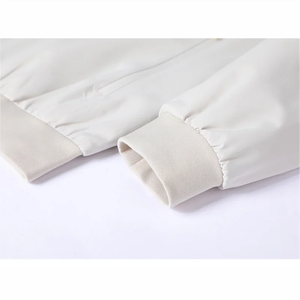 Chaqueta de Primavera y Otoño con Cuello de Béisbol, Holgada, de Color Sólido, para Hombre, Estilo Casual de Negocios, Abrigo Ligero, Personaliza Tu Diseño - Product Image 6