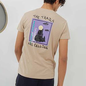 100% Impression de logo personnalisé T-shirts pour hommes Nouveau Design Streetwear avec impression graphique avant/arrière Streetwear pour hommes - Product Image 4