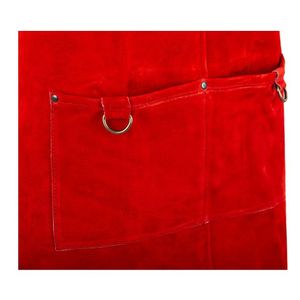 Delantales de trabajo de seguridad resistentes personalizados al por mayor para soldar alta calidad al por mayor - Product Image 4