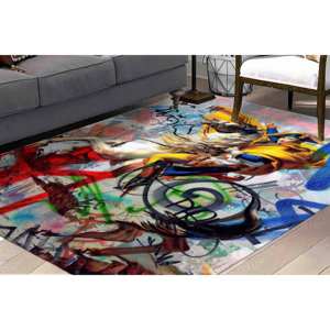 Tapis Banksy Napoléon Bonaparte : Décoration Street Art Antidérapante, Tapis Doux à Poils Longs - Product Image 2