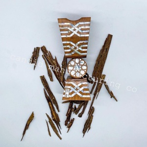 <b>Wood</b> with Mother of Pearl Luxury Incense <b>Burner</b> Bone Inlay Mother of Pearl Inlay Arabic Incense Mubkhar Incense <b>Burner</b> - Product Image 3