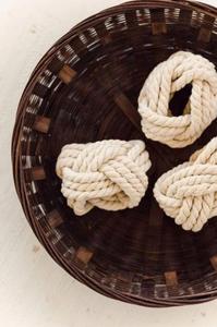 Wholesale Handmade Creative White Rope Woven Napkin <b>Ring</b> From <b>Indian</b> Exporter - Product Image 4