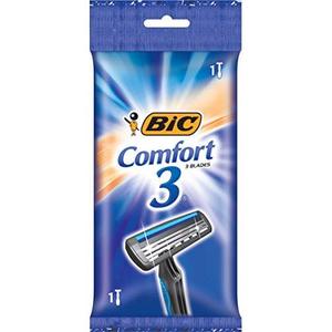 Dao cạo râu dùng một lần BIC Comfort 3 lưỡi dành cho nam, đóng gói riêng lẻ [36 chiếc] - Product Image 1