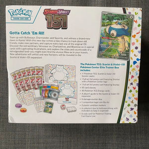 Oferta de Descuento TCG 151 Pokémon Center Caja Exclusiva de Entrenador Élite Pokémon Venta al por Mayor - Product Image 1