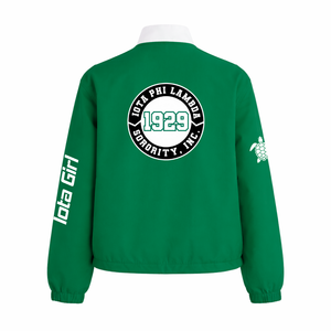 Chaqueta de Carreras de Sarga de Algodón Iota Phi Lambda Sorority para Mujer, Chaqueta de Motociclismo de Alto Rendimiento, Chaqueta de Motociclista de Alta Velocidad - Product Image 3