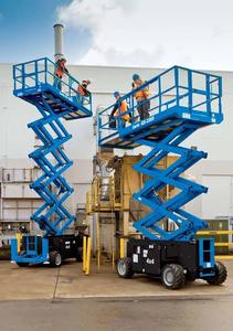 Plataforma Elevadora de Tijera Autopropulsada, Estación de Trabajo Elevada Hidráulica, 300 kg, 6 m, 8 m, 10 m, 12 m, 14 m, 16 m - Product Image 4