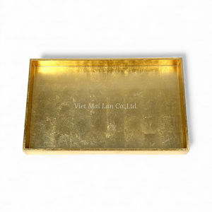Plateau en laque dorée en gros, fait à la main, pour la décoration de table, le service de nourriture et le style d'intérieur, en provenance du Vietnam - Product Image 3