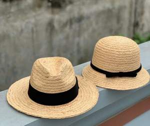 Elegante sombrero de paja de ala ancha con ajuste personalizado-Sombrero de paja de alta calidad para protección de verano y actividades en la playa - Product Image 4