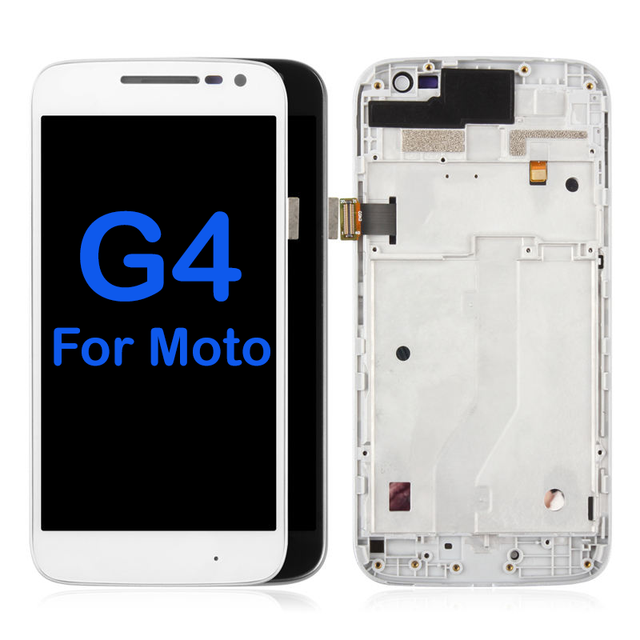 Original High Quality LCD Touch Digitizer Replacement Frame Assembly for Motorola Moto G4 Mobile Phone Screen Repair 1 Year