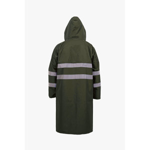Waterproof Reflective Hooded Windproof <b>Long</b> <b>Raincoat</b> XL Size Lightweight and Durable for Rain Protection - Product Image 1
