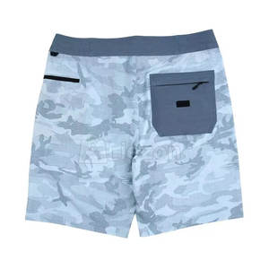 Pantalones cortos de pesca con cintura ajustable Pantalones cortos de pesca al aire libre de secado rápido para hombres con bolsillos - Product Image 2