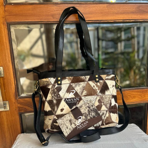 Nouveaux vrais cheveux faits à la main élégants sur cacher la fourrure en cuir soirée femmes sacs fourre-tout à bandoulière et cheveux élégants sur cacher des portefeuilles ensembles combinés - Product Image 1