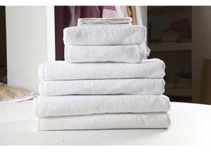ผ้าขนหนูอาบน้ำ DAFNI BIG PAZAR ผ้าฝ้ายถักทอ 100% เนื้อเทอร์รี่ ซับน้ำได้ดี น้ำหนักปานกลาง ชุด 6 ผืน ความหนาแน่น 200 กรัม/ตร.ม. - Product Image 3
