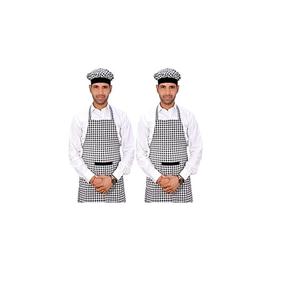 Indian Supplier Printed Classic Style Cotton Full Coverage Apron Adjustable Waist Eco-Friendly Washable for <b>Mess</b>-Free Cooking - Product Image 1