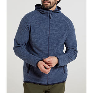 Venta al por mayor transpirable a prueba de viento chaqueta deportiva con capucha con bolsillo cremallera completa hombres usan transpirable de talla grande de secado rápido - Product Image 5